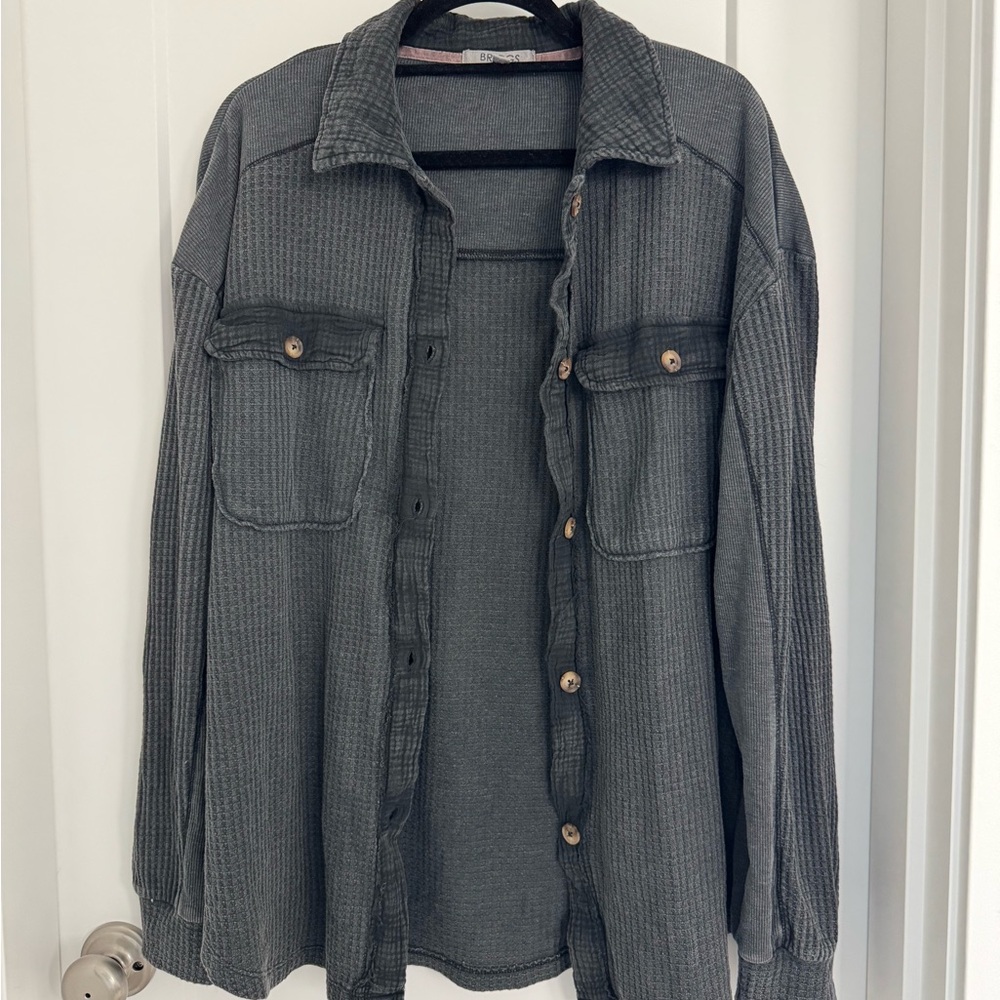 Briggs New York Gray women’s Jacket size xl